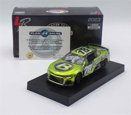 BJ McLeod Autographed 2023 Circle B Diecast.com / Las Vegas 1:24 Liquid Color