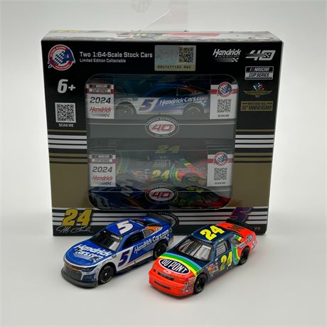 Hendrick Motorsports 30 Year Brickyard 400 Bookend 2024 Race Win Set 1:64