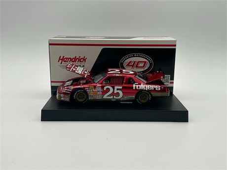 Ken Schrader 1989 (2024 Release) Folgers Charlotte Raced Win 1:24 Liquid Color