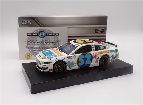 Josh Bilicki Autographed w/ Blue Paint Pen 2021 Insurance King 1:24