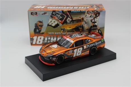 Daniel Hemric 2021 Poppy Bank NASCAR Xfinity Series Champion 1:24 Color Chrome