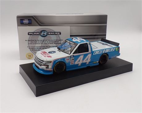 Ross Chastain Autographed w/ Blue Paint Pen 2021 Plan B Sales 2 1:24