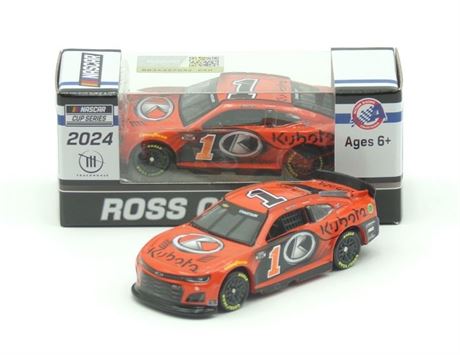 Ross Chastain 2024 Kubota 1:64 Nascar Diecast - FOIL NUMBER DIECAST