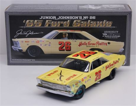 Junior Johnson Autographed #26 Holly Farms Poultry 1965 Ford Galaxie 1:24 UoR