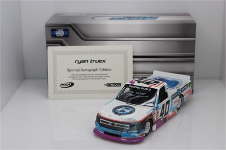 Ryan Truex Autographed 2021 CircleBDiecast.com Bristol Dirt Race 1:24