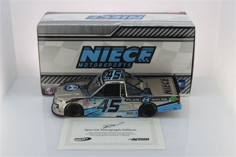 Ty Majeski Autographed 2020 Plan B Sales 1:24 Color Chrome