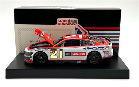Josh Berry Autographed 2025 Motorcraft 1:24 Nascar Diecast - FOIL NUMBER DIECAST