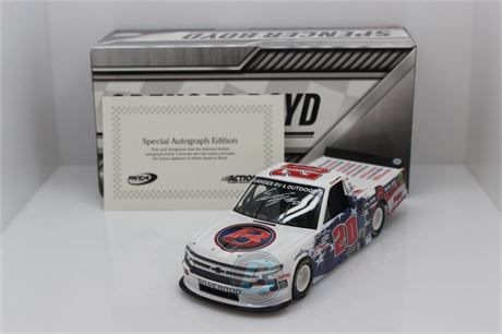 Spencer Boyd Autographed 2020 Plan B Sales Veteran's Day 1:24