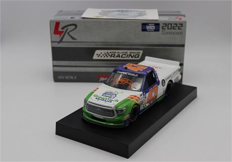 Brad Perez Autographed 2022 Greentech Energy 1:24 Nascar Diecast