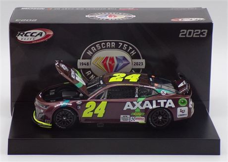 William Byron 2023 Axalta Darlington Throwback 1:24 Elite Nascar Diecast