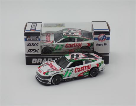 Brad Keselowski 2024 Castrol Throwback 1:64 Nascar Diecast - FOIL NUMBER DIECAST