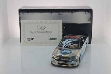 Brett Moffitt Autographed 2019 Plan B Sales 1:24 Color Chrome