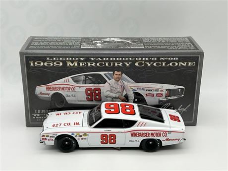 LeeRoy Yarbrough Autographed by Junior Johnson #98 1969 Cyclone 1:24 UoR