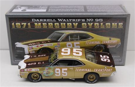 Darrell Waltrip Autographed #95 Terminal Transport 1971 Mercury Cyclone 1:24 UoR