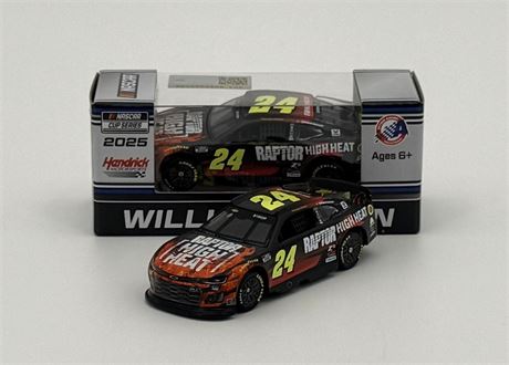 William Byron 2025 Raptor High Heat 1:64 Nascar Diecast