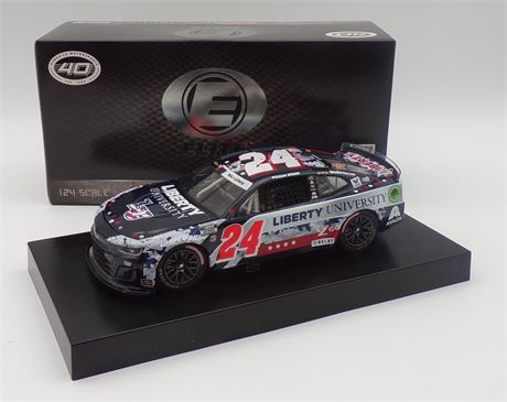 William Byron 2024 Liberty University Patriotic 1:24 Elite Nascar Diecast