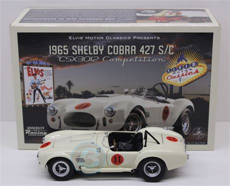 Elvis Edition Competition White 1965 Shelby Cobra 1:24 University of Racing