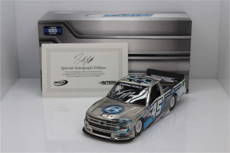 Brett Moffitt Autographed 2021 CircleBDiecast / Daytona 1:24 Color Chrome Nascar