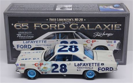 Fred Lorenzen #28 LaFAYETTE Ford 1965 Galaxie 1:24 University of Racing Nascar