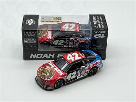 Noah Gragson 2023 Wendy's 1:64 Nascar Diecast - Diecast Chassis