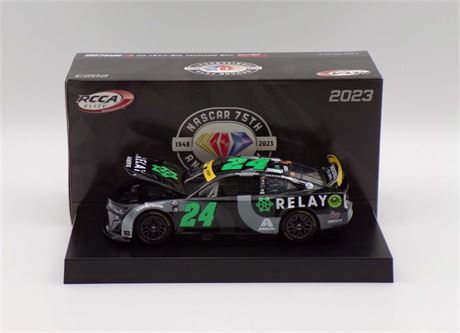 William Byron 2023 Relay 1:24 Elite Nascar Diecast