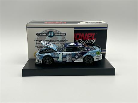 Ross Chastain Autographed 2024 Busch Light Crocs 1:24 Nascar Diecast