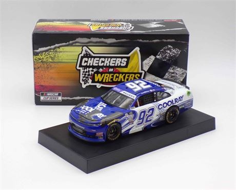 Josh Williams 2023 Coolray Atlanta 3/18 1:24 Checkers or Wreckers Nascar Diecast
