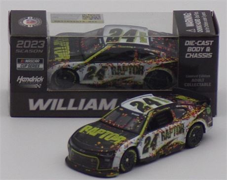William Byron 2023 Raptor Las Vegas 3/5 Race Win 1:64 Diecast Chassis