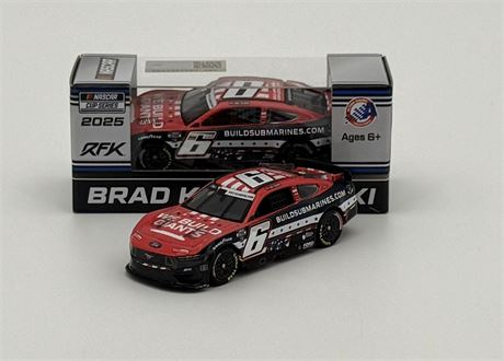 Brad Keselowski 2025 Buildsubmarines.com Salutes 1:64 Diecast