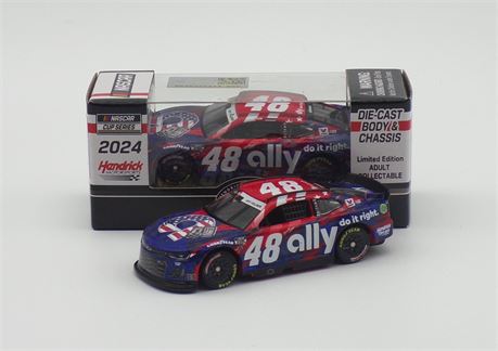 Alex Bowman 2024 Ally Patriotic 1:64 Nascar Diecast Chassis
