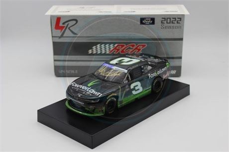 Jeffrey Earnhardt Dual Autographed w/ Larry McReynolds 2022 ForeverLawn 1:24