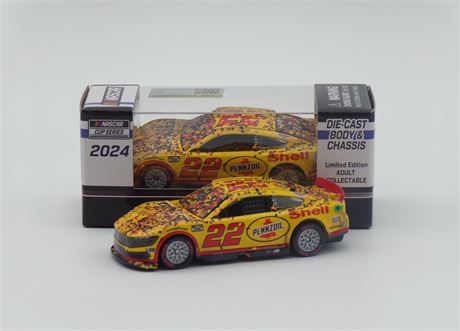 Joey Logano 2024 Shell North Wilkesboro 5/19 Race Win 1:64 Diecast Chassis
