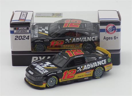 Ryan Blaney 2024 Advance Auto Parts 1:64 Nascar Diecast - FOIL NUMBER DIECAST