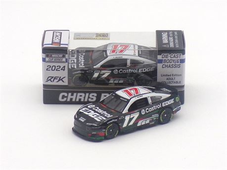 Chris Buescher 2024 Castrol Edge 1:64 Diecast Chassis - FOIL NUMBER DIECAST