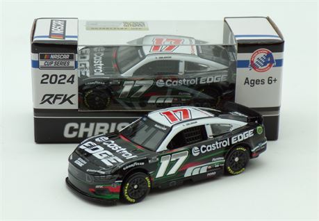 Chris Buescher 2024 Castrol Edge 1:64 Nascar Diecast - FOIL NUMBER DIECAST