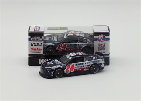 William Byron 2024 Liberty University Patriotic 1:64 Diecast