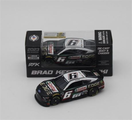Brad Keselowski 2023 Castrol EDGE 1:64 FOIL NUMBER DIECAST - Diecast Chassis