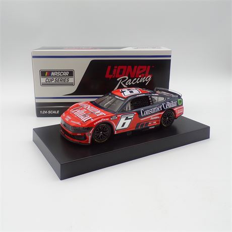 Brad Keselowski 2024 Consumer Cellular 1:24 Nascar Diecast - FOIL NUMBER DIECAST