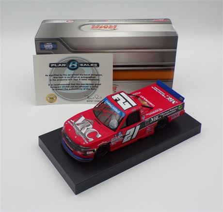 Zane Smith Autographed w/ Red Paint Pen 2021 MRC Construction 1:24