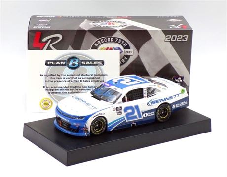 Austin Hill Autographed 2023 Bennett Transportation Daytona 2/18 Race Win 1:24