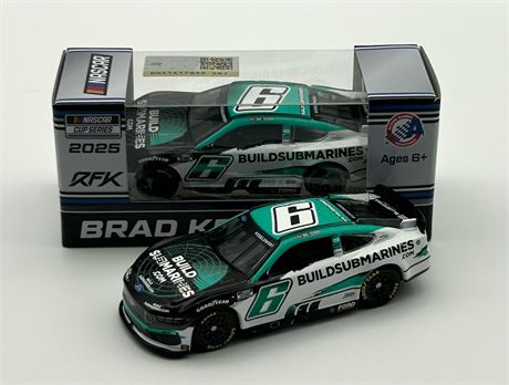 Brad Keselowski 2025 Buildsubmarines.com 1:64 Diecast - FOIL NUMBER DIECAST