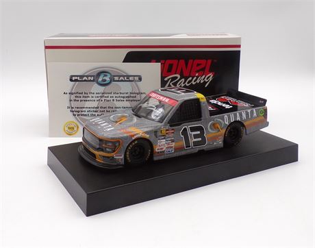 Jake Garcia Autographed 2024 Quanta Services 1:24 Nascar Diecast - Truck Series