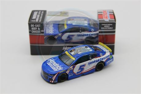Kyle Larson 2021 HendrickCars.com Cup Series Champion 1:64 Diecast Chassis