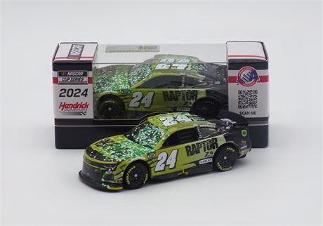 William Byron 2024 Raptor 3/24/24 COTA Race Win 1:64 Nascar Diecast
