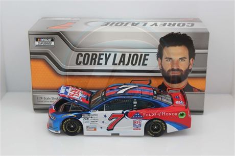 Corey LaJoie 2021 NFL Alumni 1:24 Color Chrome Nascar Diecast