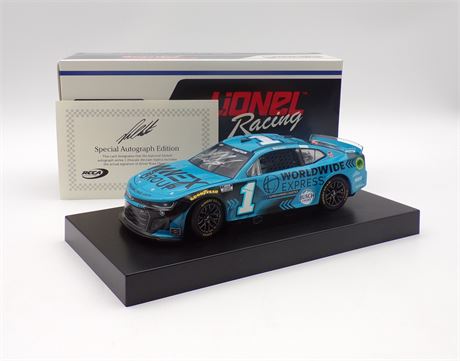 Ross Chastain Autographed 2024 Worldwide Express 1:24 Nascar Diecast